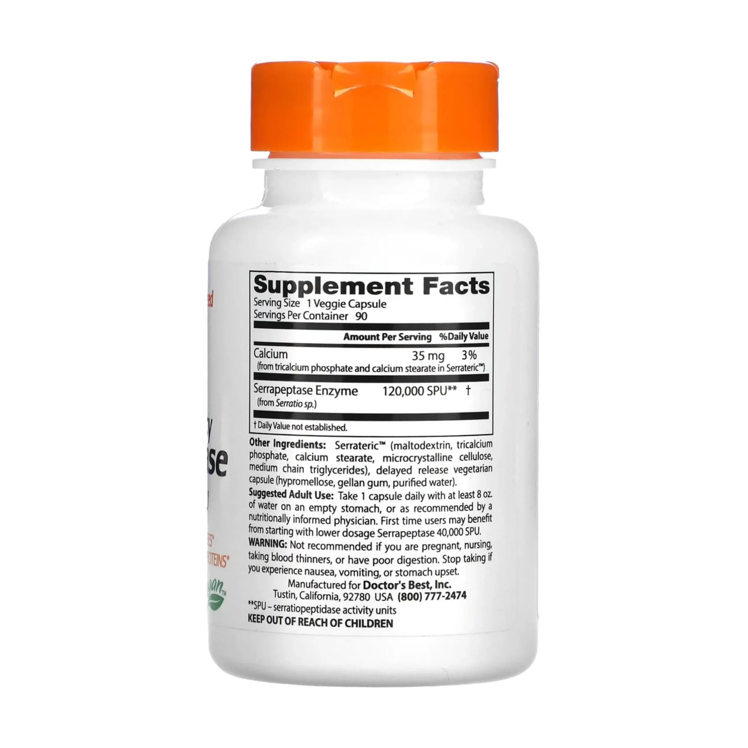 Serrapeptase 120000SPU 90k
