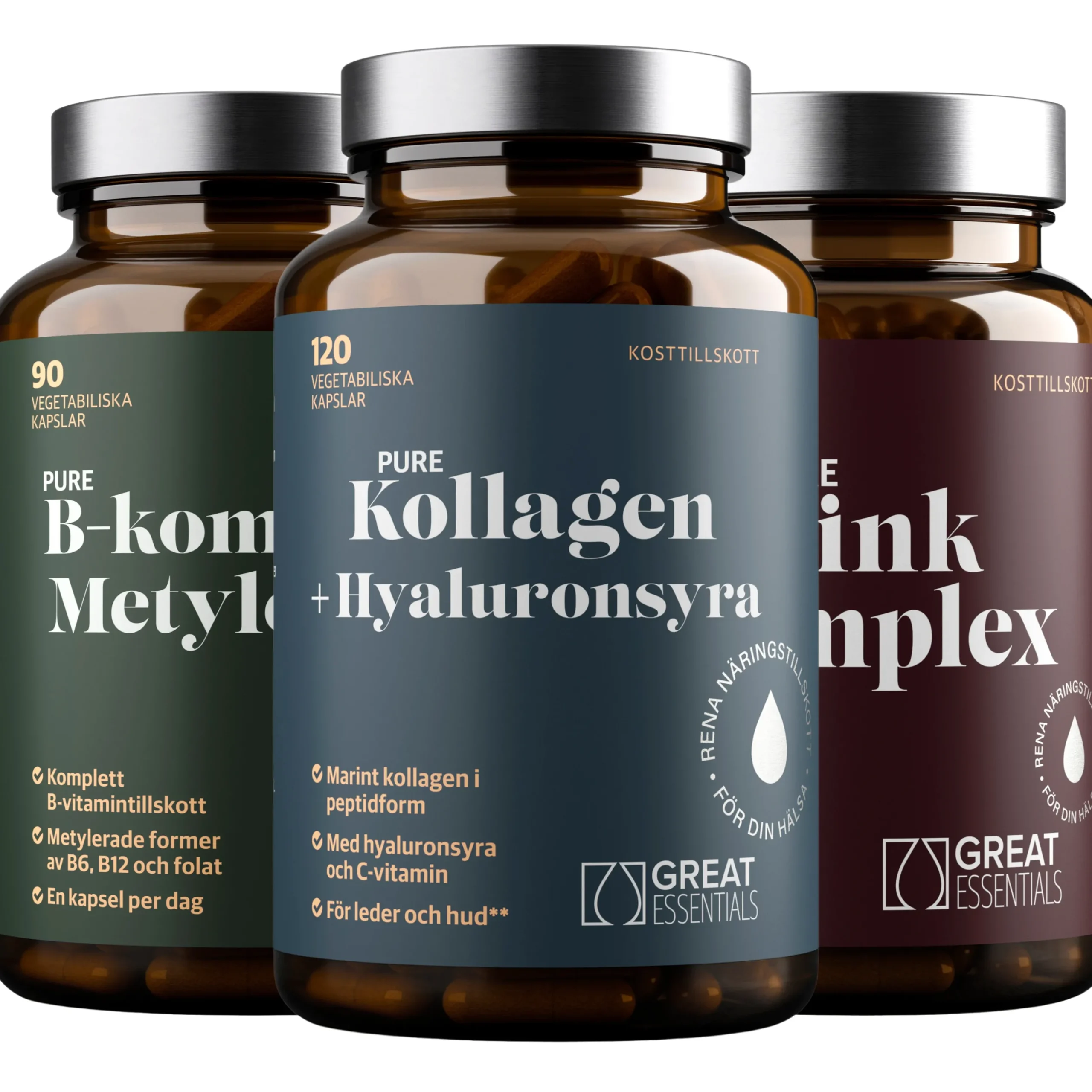 Skin Essentials Kit - B-vitamin, Zink & Kollagen