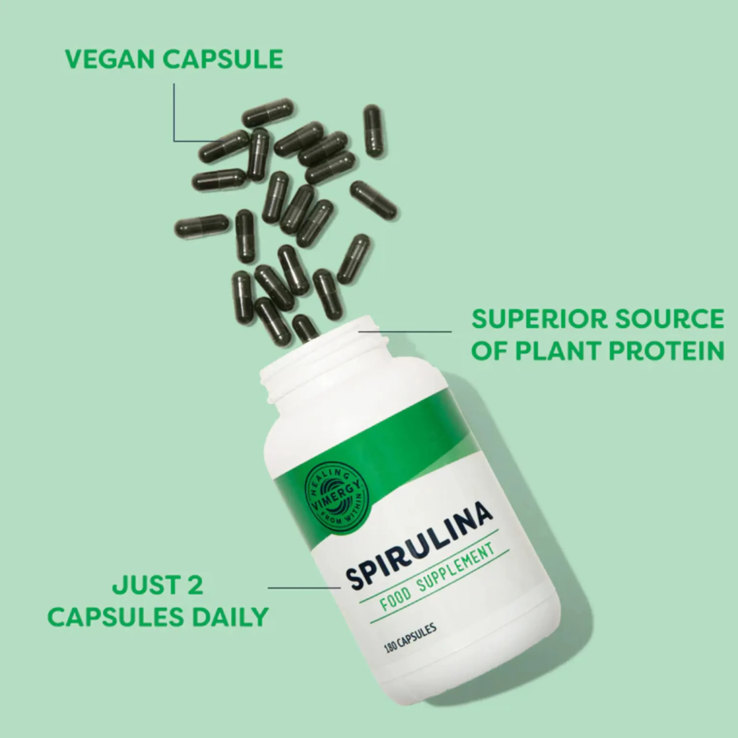 Spirulina Capsules 180k