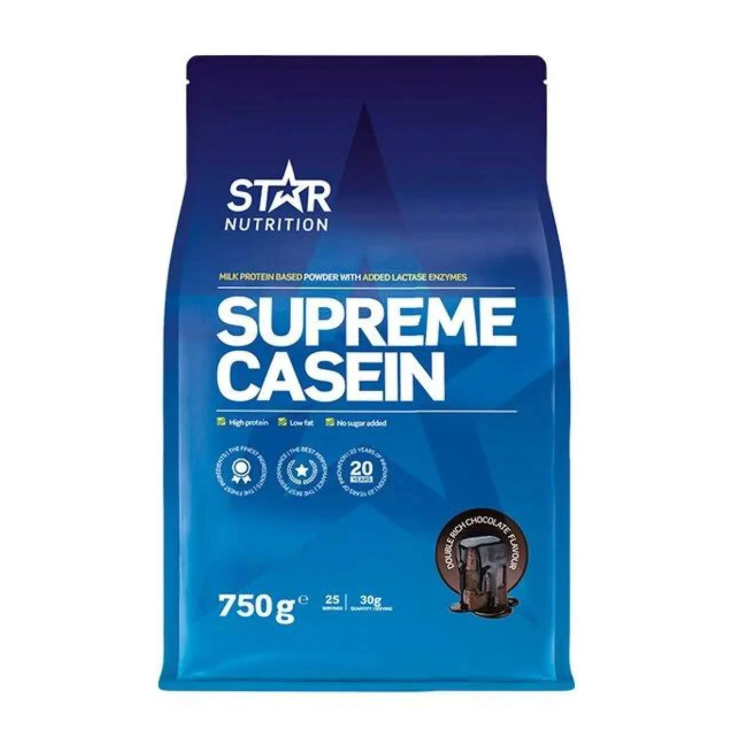 Supreme Casein Double Rich Chocolate 750g