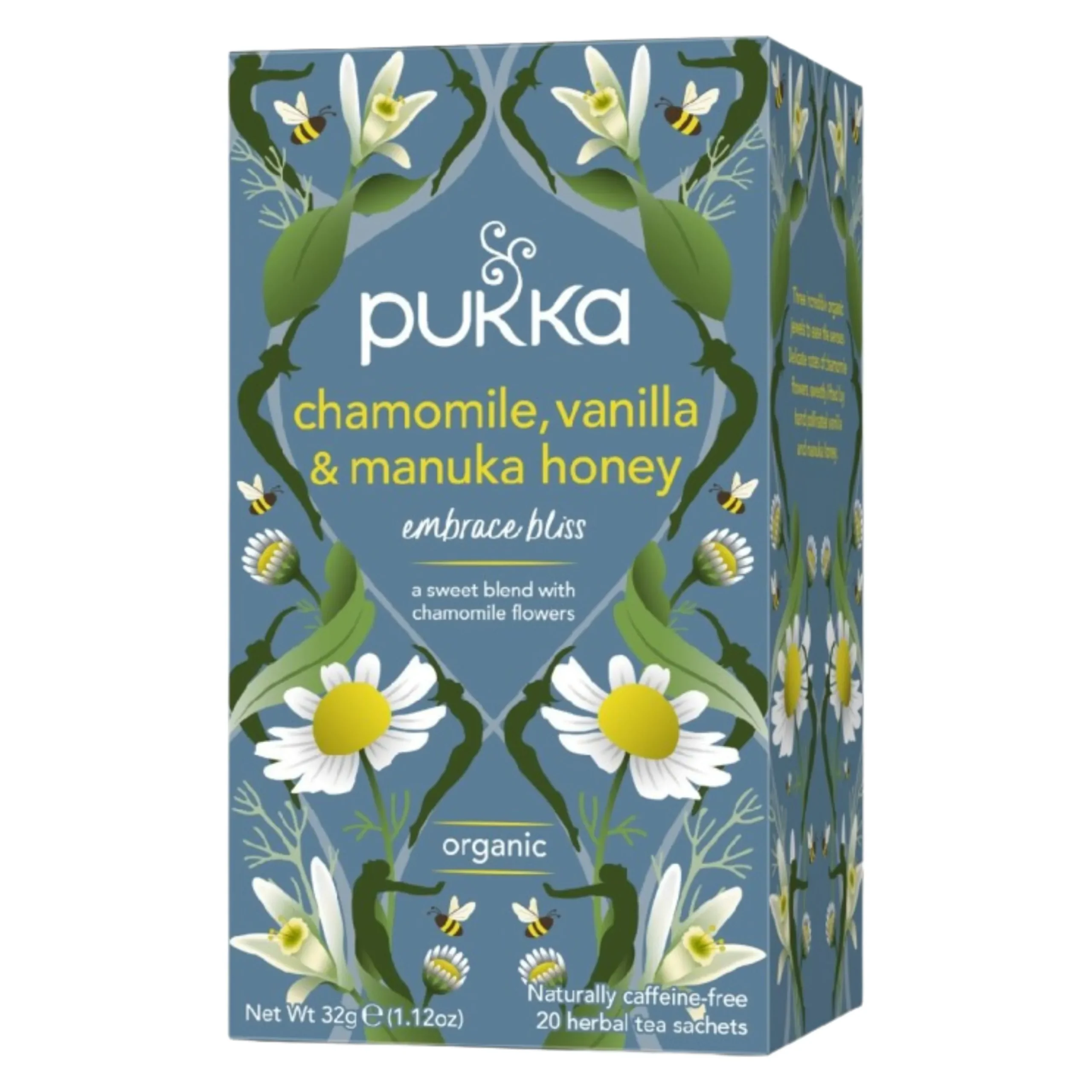 Te Chamomil, Vanilla & Manuka Honey 20p