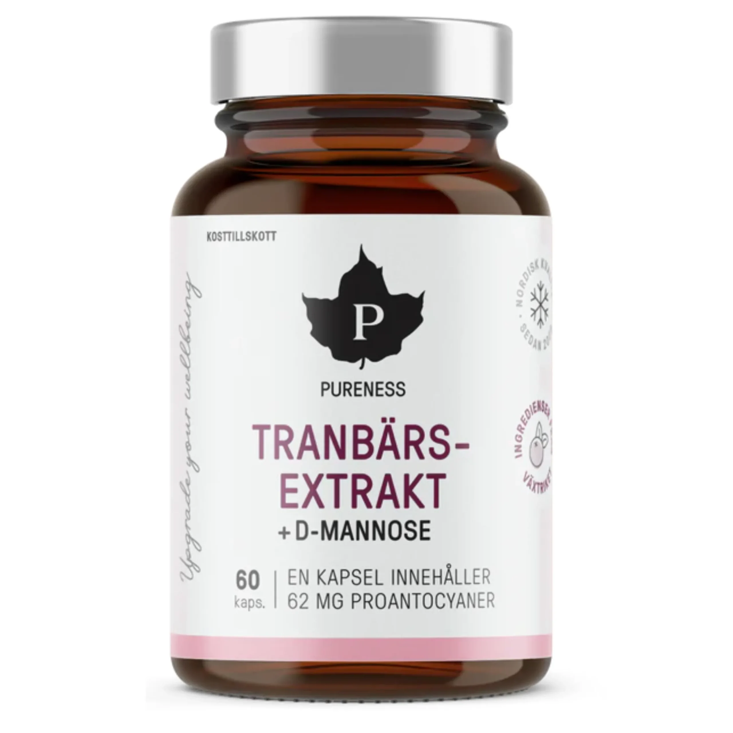 Tranbär + D-mannose 60k
