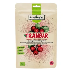 Tranbärspulver 125g