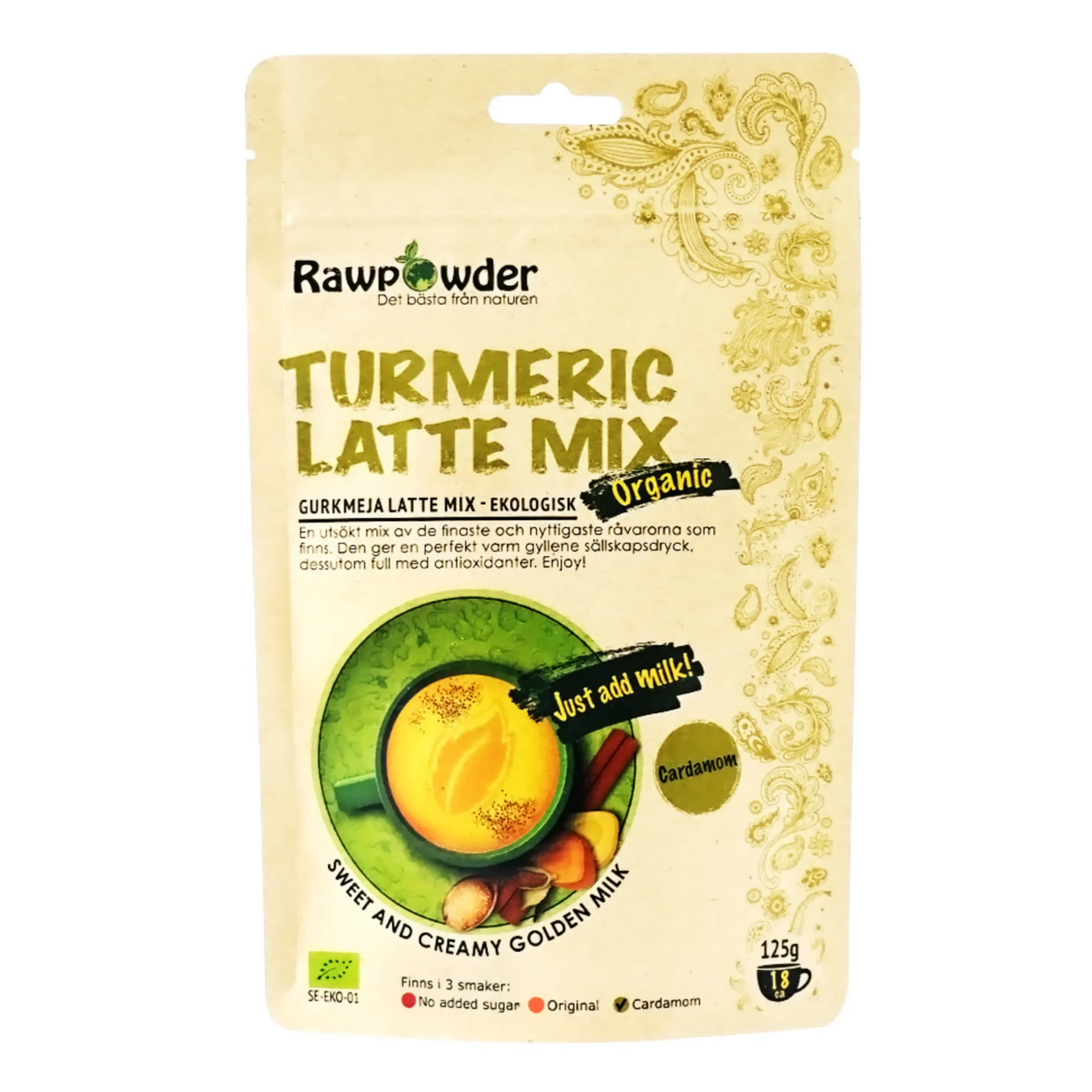 Turmeric Lattemix kardemumma 125g