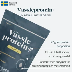 Vassleprotein+ Vanilj 500g