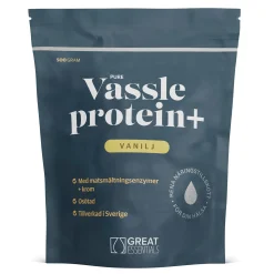 Vassleprotein+ Vanilj 500g