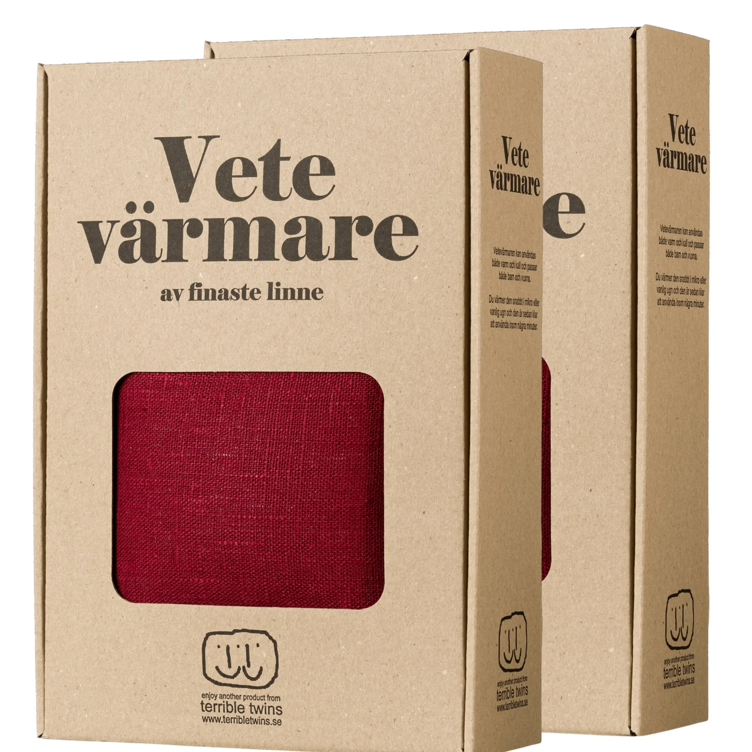 Vetekudde Burgundy 50x18cm x2