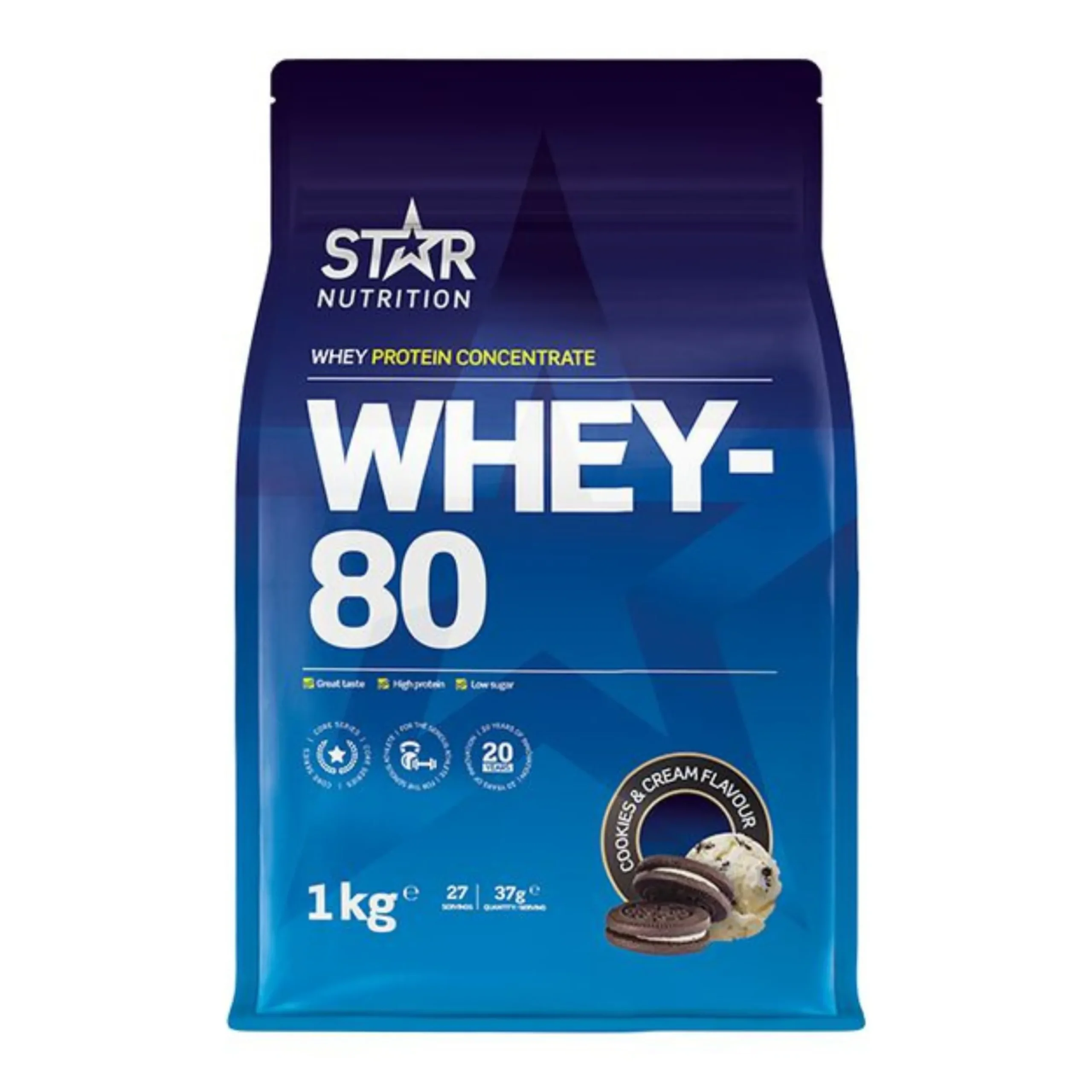 Whey-80 Cookies & Cream 1kg