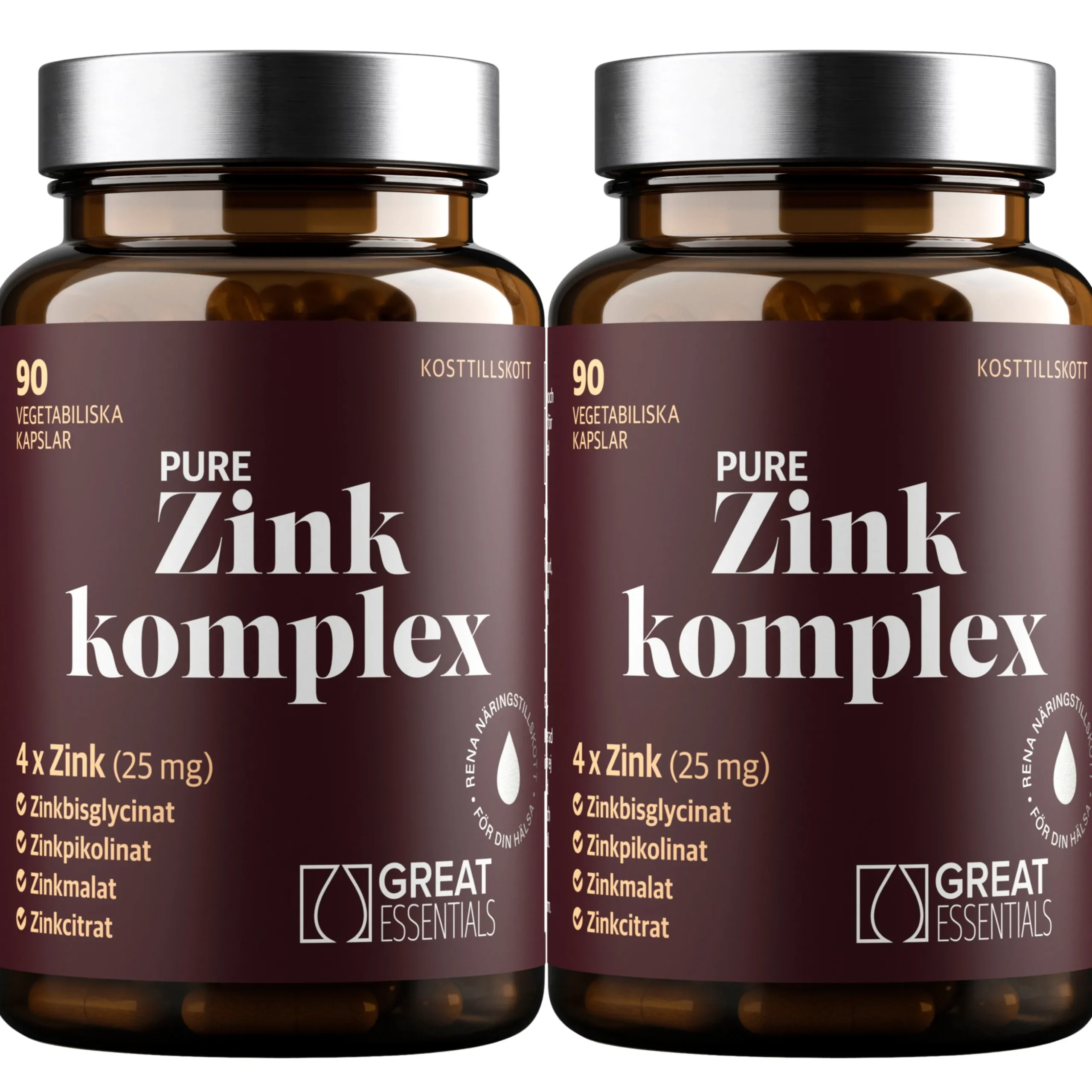 Zinkkomplex 25mg Ekonomipack 2x90k